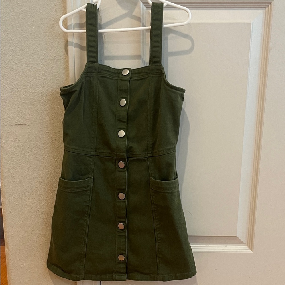 Nordstrom 8 Girls Green Khaki Dress